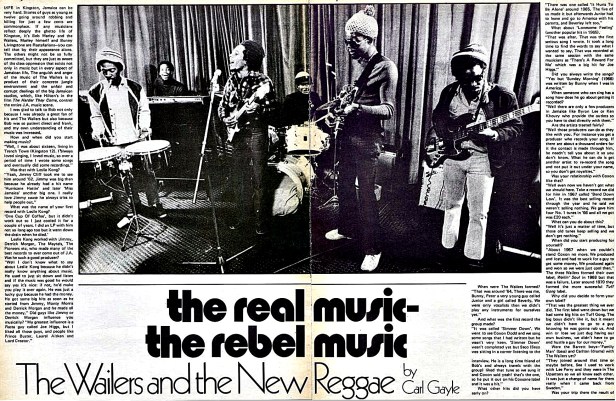 Bob Marley and the Wailers - 1973-Wailers and new reggae_CarlGayle