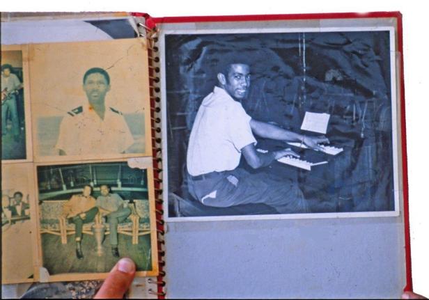 Jackie Mittoo in Lloyd Knibb’s photo album