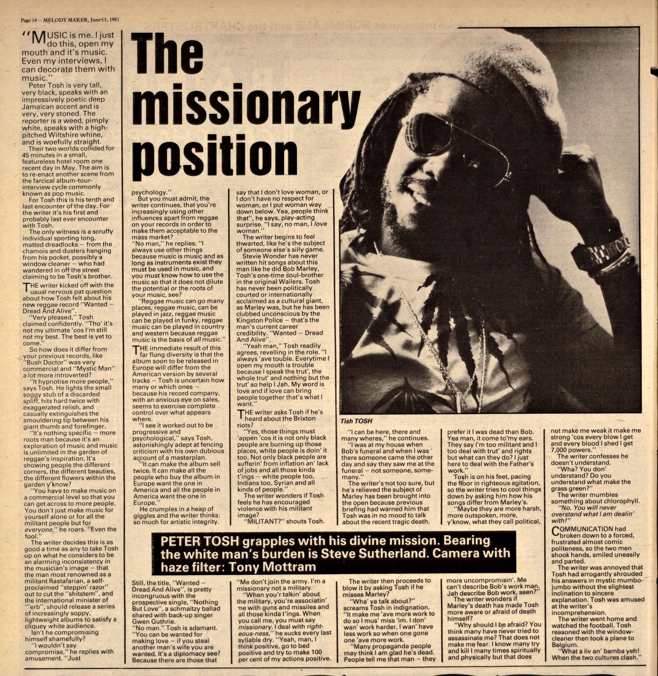 Melody Maker (Archive 1926-2000)56. 24 (Jun 13, 1981)