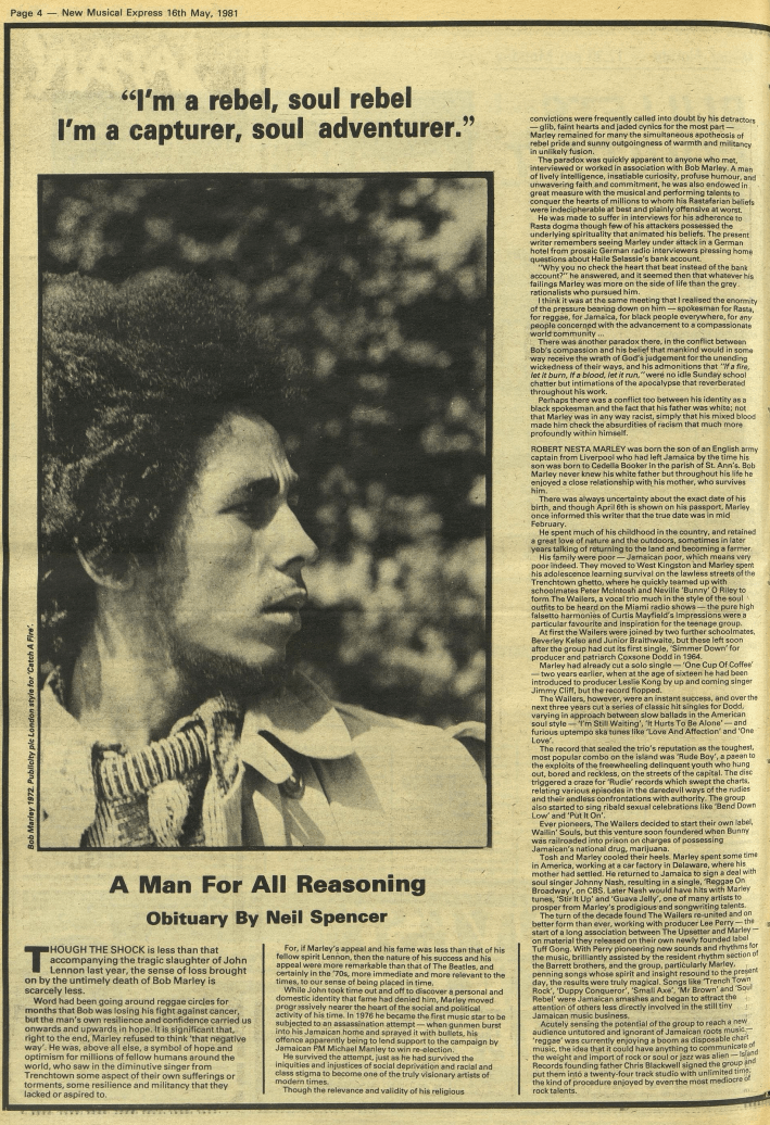 Spencer, Neil. New Musical Express (Archive- 1952-2000) (May 16, 1981)-