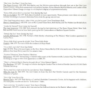 BobMarleyMusic91SongsOfFreedomPostcardsList