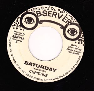 christine-saturday a-side