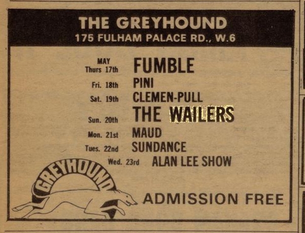 Melody Maker advert (May 19, 1973)