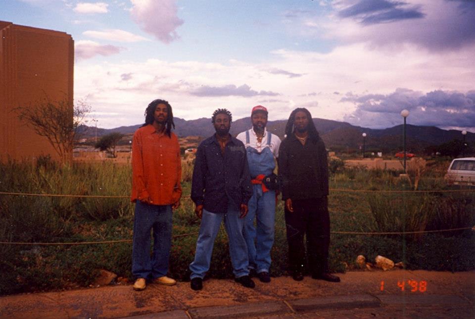 Namibia, Africa January 1998 - Bose, Ron, Joe and Vaughn
