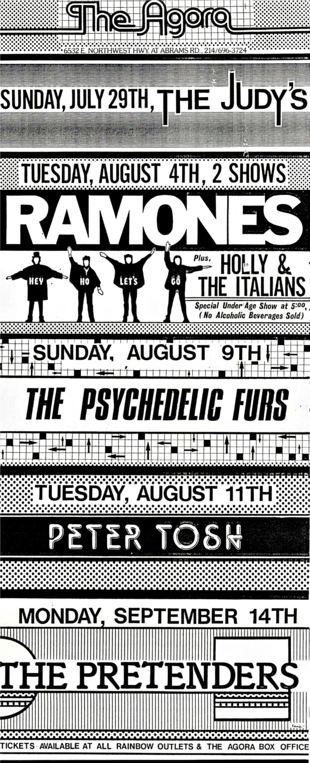 1981-8-11, The Agora, Dallas, TX