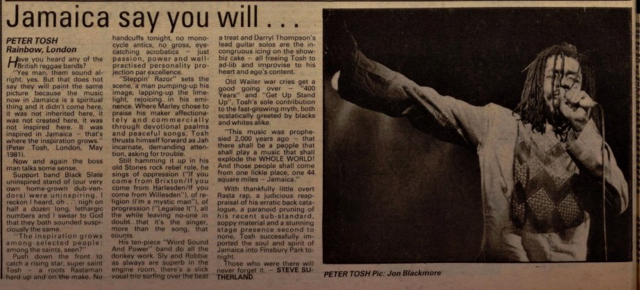 Barber, Lynden. Melody Maker (Archive- 1926-2000)56. 27 (Jul 4, 1981)tosh