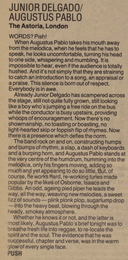 LIVE!- SASS  PUSH. Melody Maker (Archive- 1926-2000)63.49 (Dec 5, 1987)- 16.pablolive