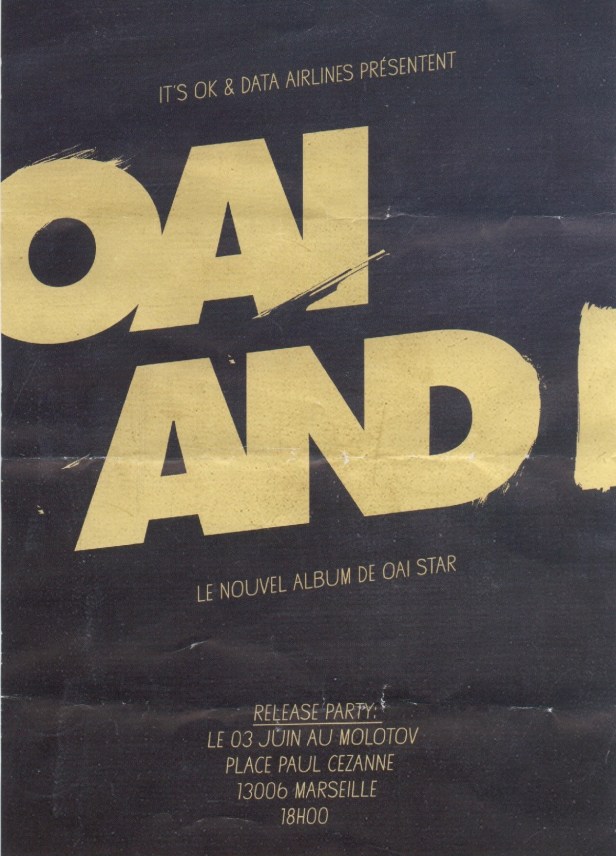  Oai Star New Album Flyer  - Photo : Fred reGGaeLover 201
