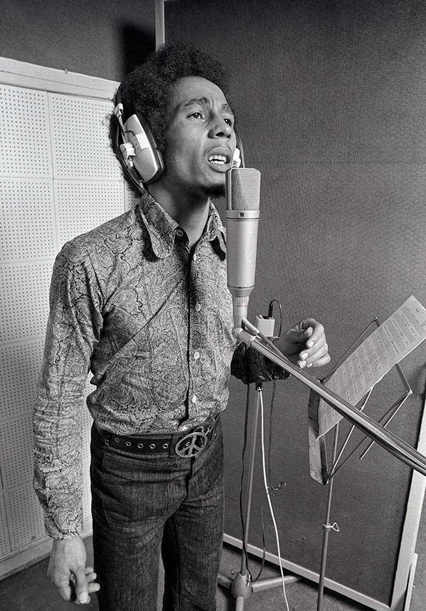 Bob Marley, Nash recording session, London, 1972