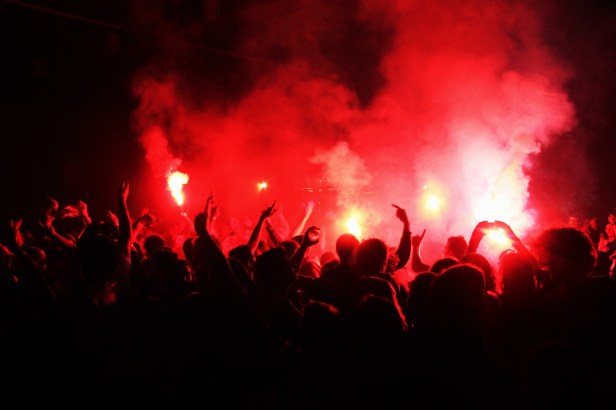 Firesticks during Oai Star Concert - Festival De La Meuh Folle 2014  - Photo : Fred reGGaeLover 2014