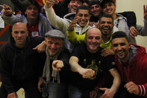 Gari Greu with Hakim & Mouss from Zebda, Backstage Festival De La Meuh Folle 2014  - Photo : Fred reGGaeLover 2014