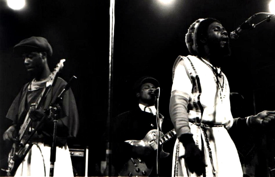 Englishman (l), Macca (c), Ras Michael (r)