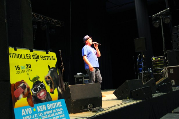 Papet Jali & Dj Kafra , soundcheck - Photo Fred reGGaeLover 2014