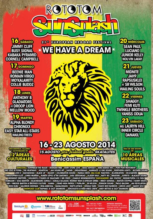 rototom sunsplash 2014