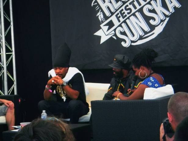 warrior king, turbulence, reggae sun ska 2013 press meeting