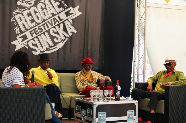 The Jolly Boys , Press Meeting At  Reggae Sun Ska 2014 - Photo : Fred reGGaeLover 2014