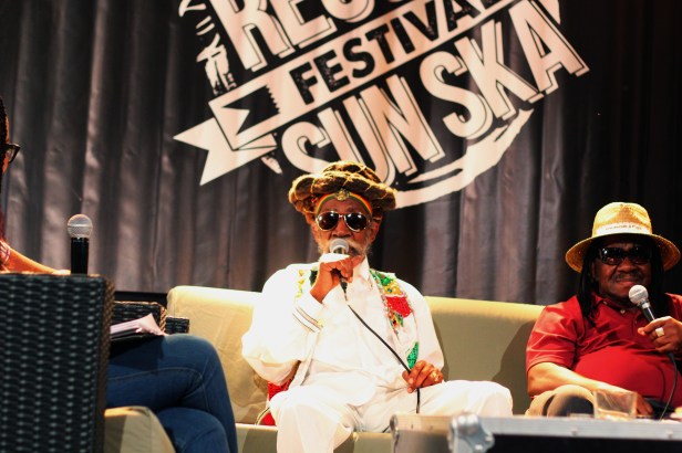 Bunny Wailer & Lester Sterling, Press Meeting at Reggae Sun Ska 2014- Photo Fred reGGaeLover 2014