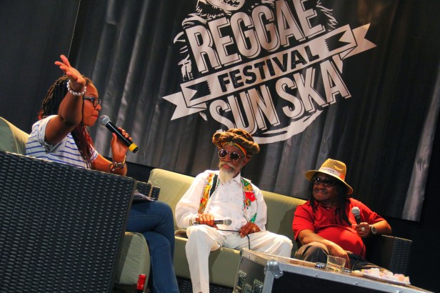 Bunny Wailer & Lester Sterling, Press Meeting at Reggae Sun Ska 2014- Photo Fred reGGaeLover 2014