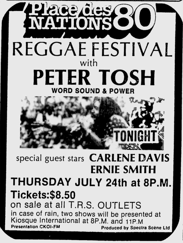 1980-07-24 peter tosh concert, adverts 