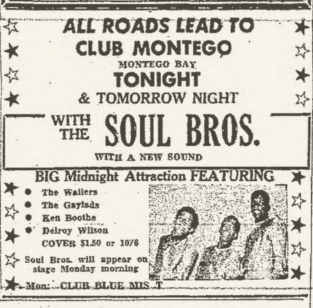 1966-07-30 Big Midnight Attraction, Club Montego, Montego Bay