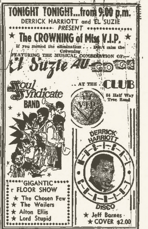 1970-11-28 Wailers With Various Artist , The Crowning Of Miss VIP Party ,The V.I.P Club, Kingston , Jamaica