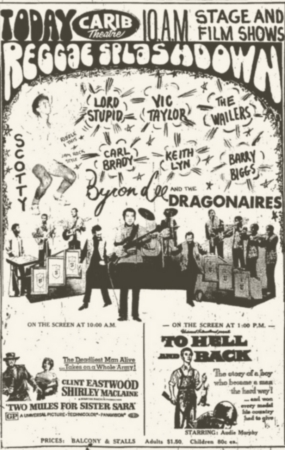 1971-01-01 Reggae Splashdown , Carib Theater, Kingston , Jamaica