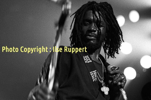 Peter Tosh , Munich 1979 - Photo  : Ilse Ruppert