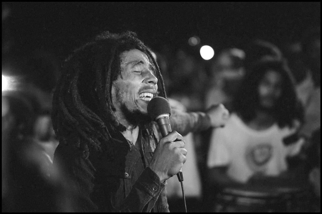 Bob Marley, Smile Jamaica, December 5, 1976 (Photo: Alex Webb)