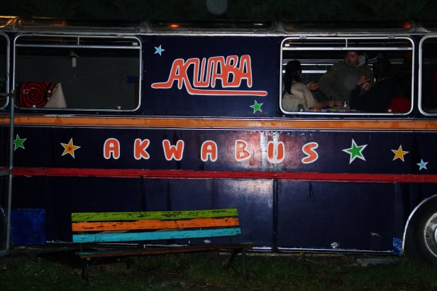 To enter the venue you do have to pass on a bus - Photo : Fred reGGaeLover 2014