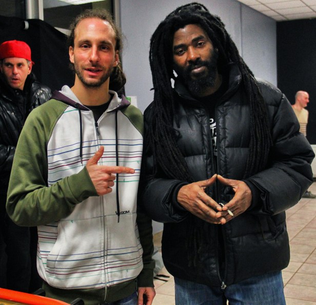 David (Dub Akom) & Omar Perry - Photo Fred reGGaeLover 2014