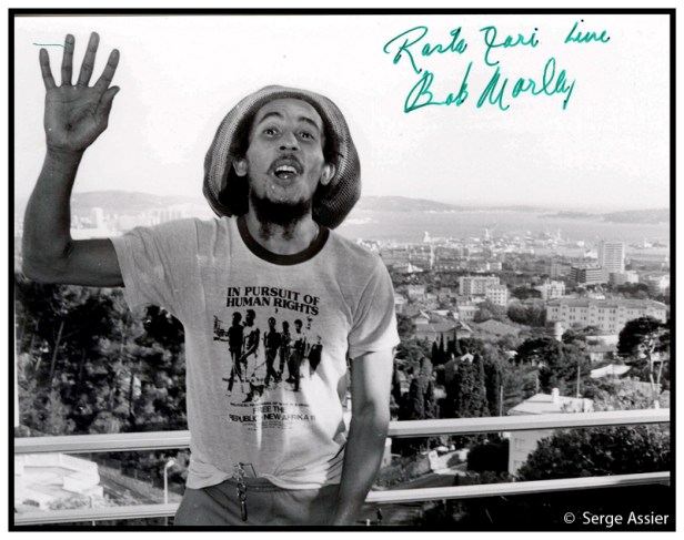 1980-06-26 Bob Marley -Hotel in Toulon, France - Photo copyright Serge Assier
